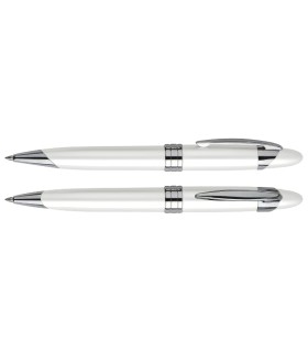 Bolígrafo Metálico White Pearl