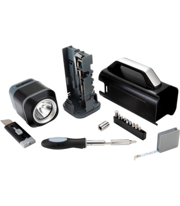 Linterna con set de herramientas
