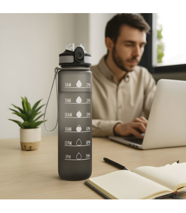 Botella Deportiva motivacional GRAF