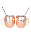 Set "Moscow Mule" encobrizado 500cc.