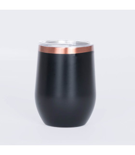 Vaso térmico negro encobrizado LEEDS 350cc