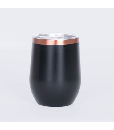 Vaso térmico negro encobrizado LEEDS 350cc