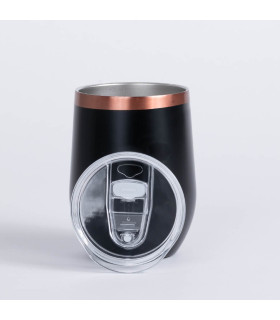Vaso térmico negro encobrizado LEEDS 350cc