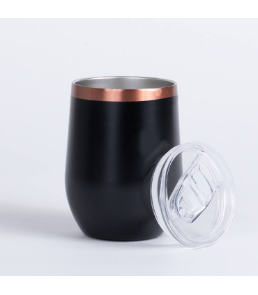 Vaso térmico negro encobrizado LEEDS 350cc