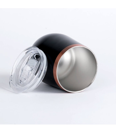 Vaso térmico negro encobrizado LEEDS 350cc