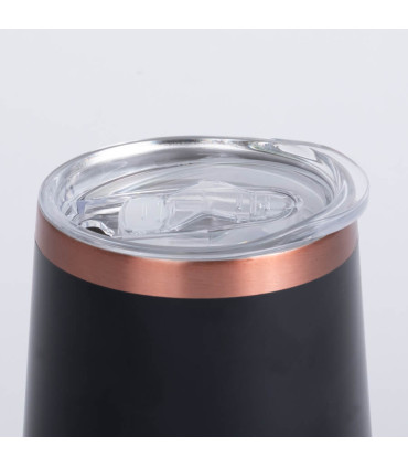 Vaso térmico negro encobrizado LEEDS 350cc