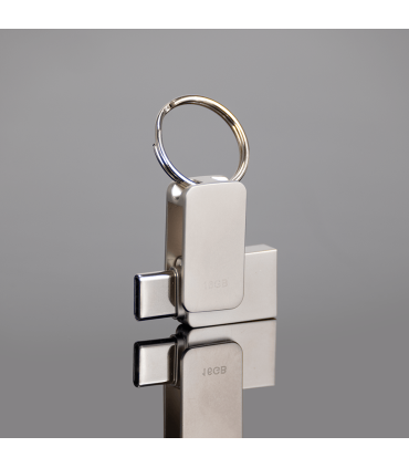 Pendrive "Giro" de Acero inoxidable 16GB